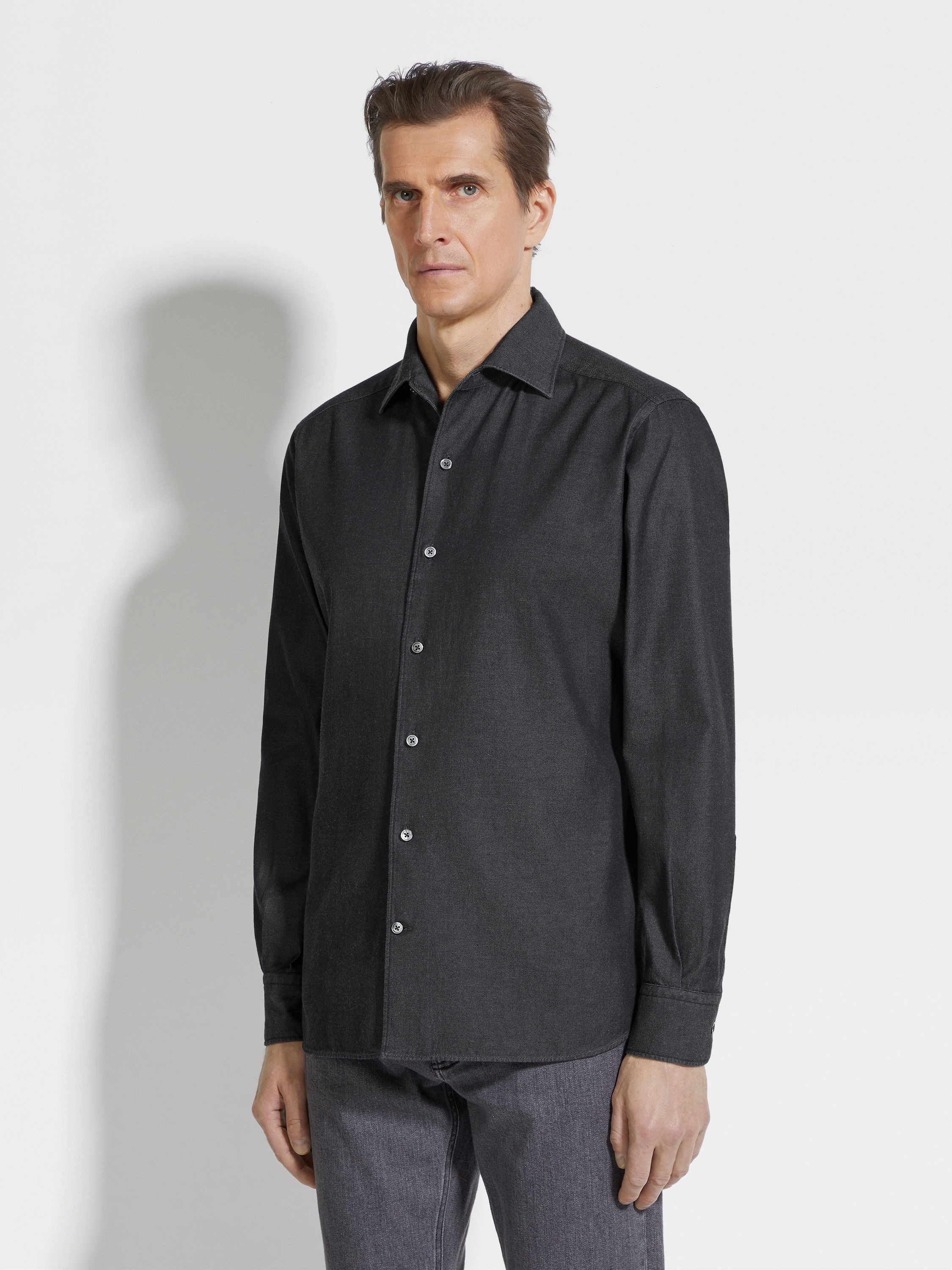 STONE-WASHED CASHCO SHIRT - 4