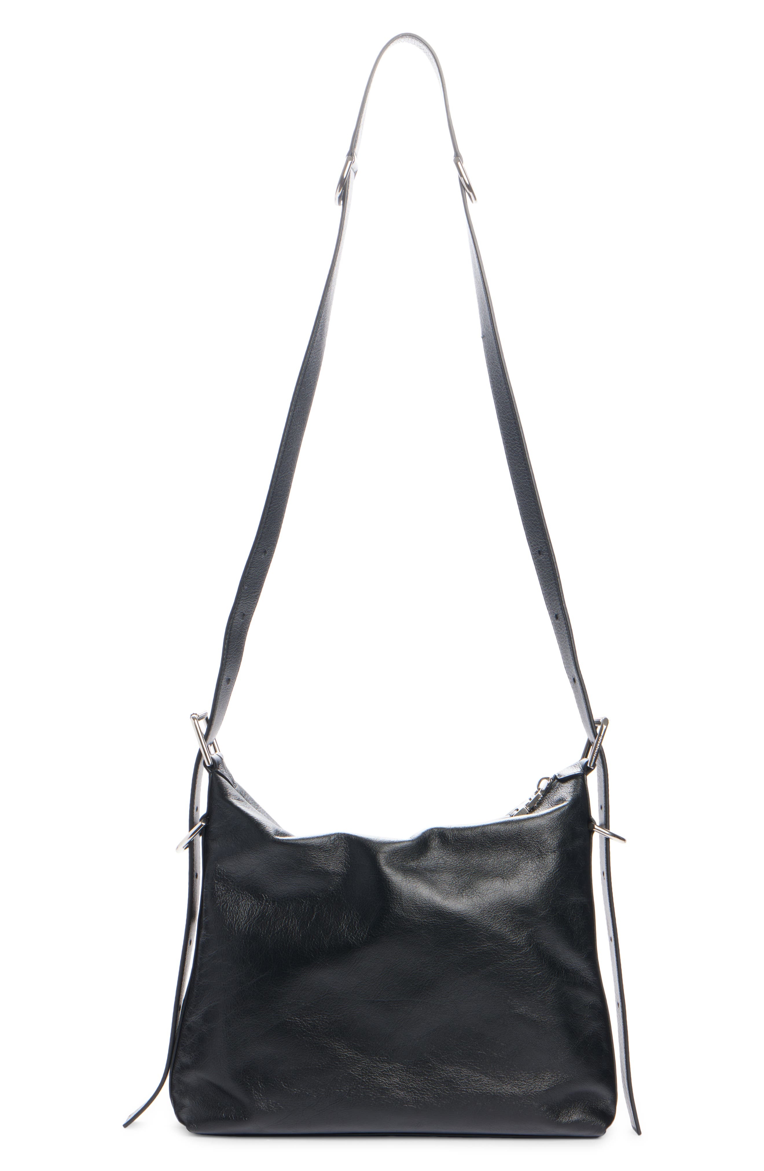 Extra-Large Voyou Leather Crossbody Bag - 4