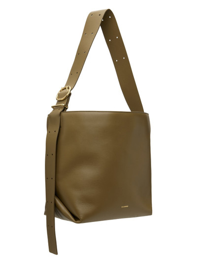 Jil Sander Khaki Folded Medium Tote outlook