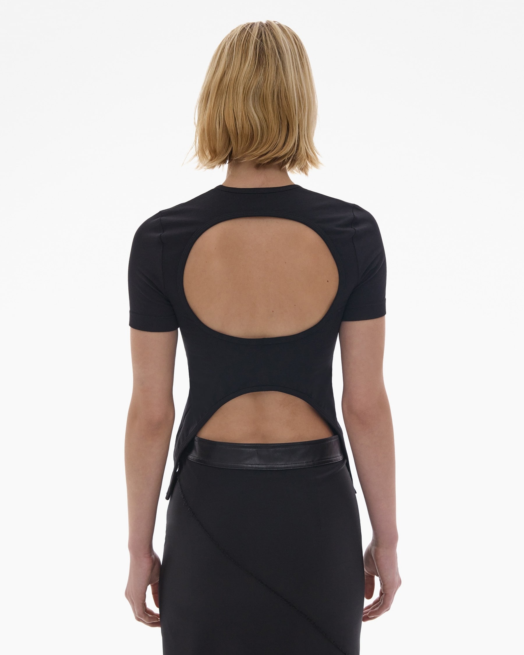 CUT-OUT CUTAWAY TEE - 4