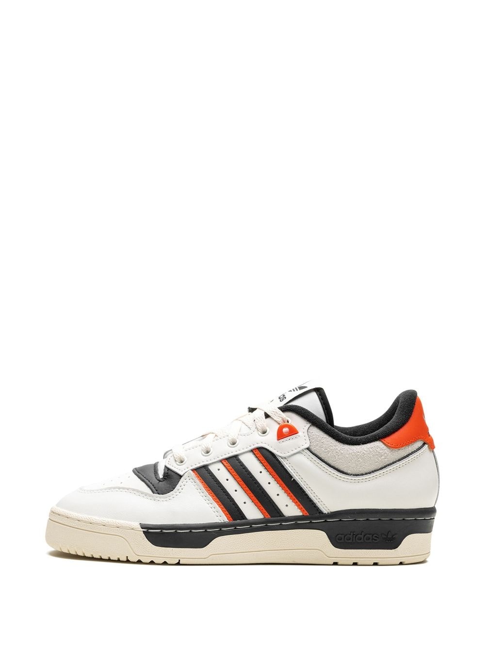 stripes-logo lace-up sneakers - 5