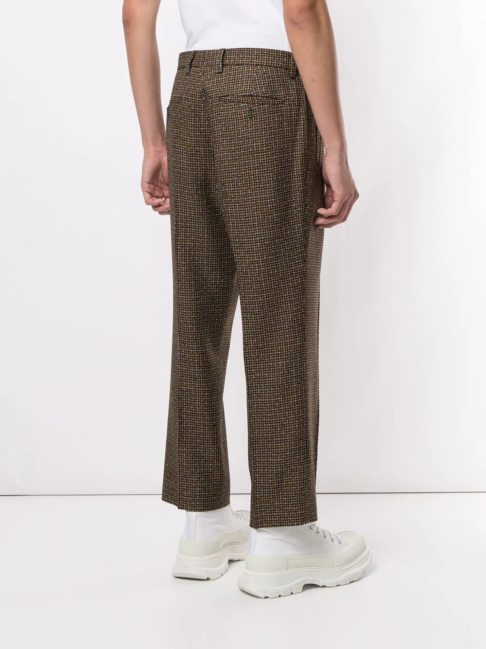 tailored tweed trousers - 4