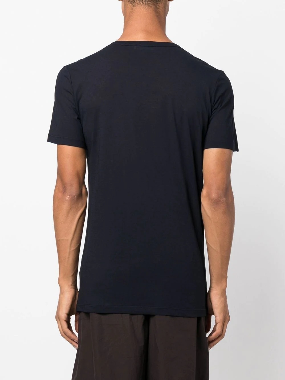 crew-neck fitted T-shirt - 4