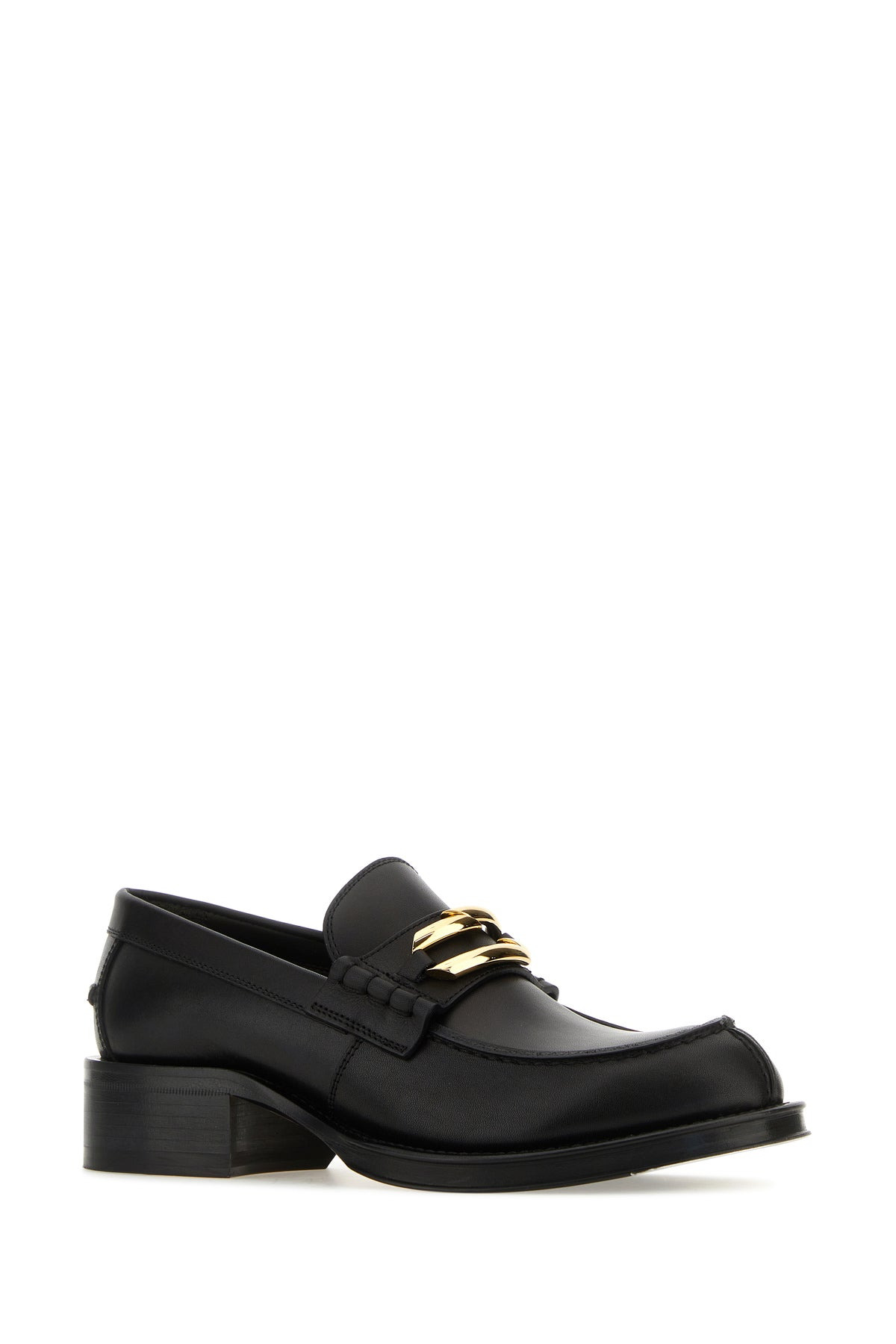 Black leather Medley loafers - 2