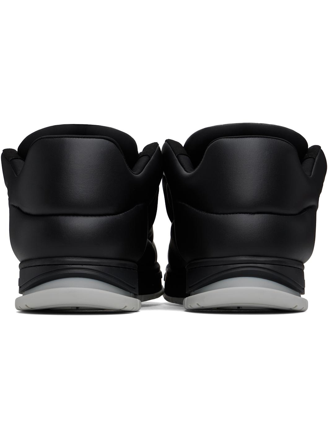 Black Area Puff Puff Sneakers - 2