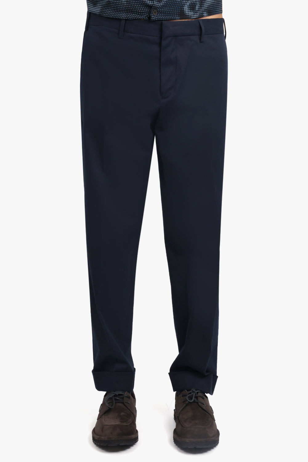 CUFFED PANT | NAVY - 4