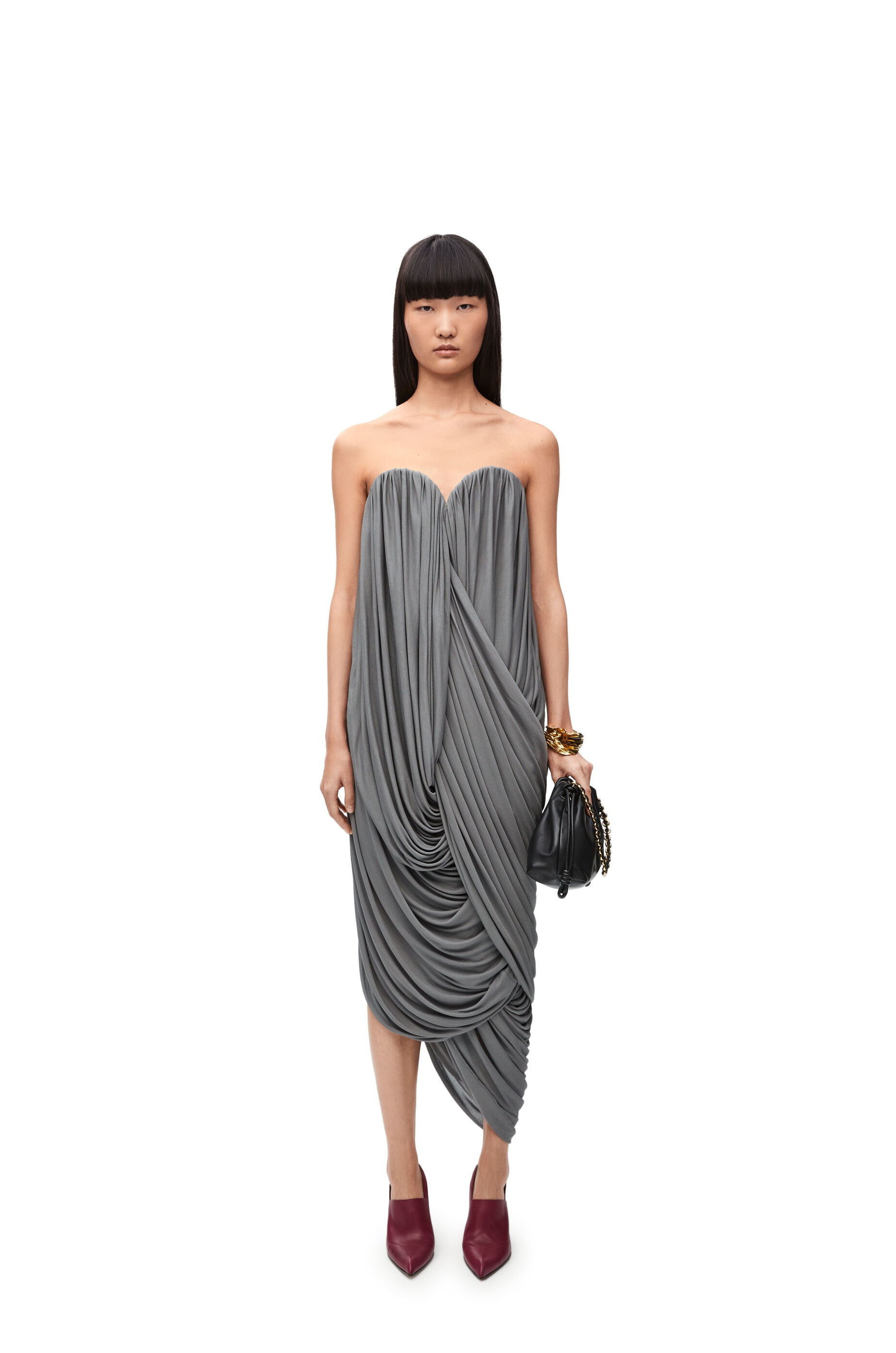 Bustier dress in viscose - 2