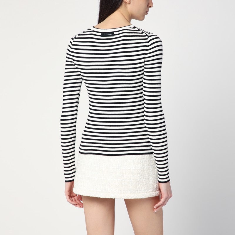 Marc Jacobs Black/white striped ribbed sweater - 2