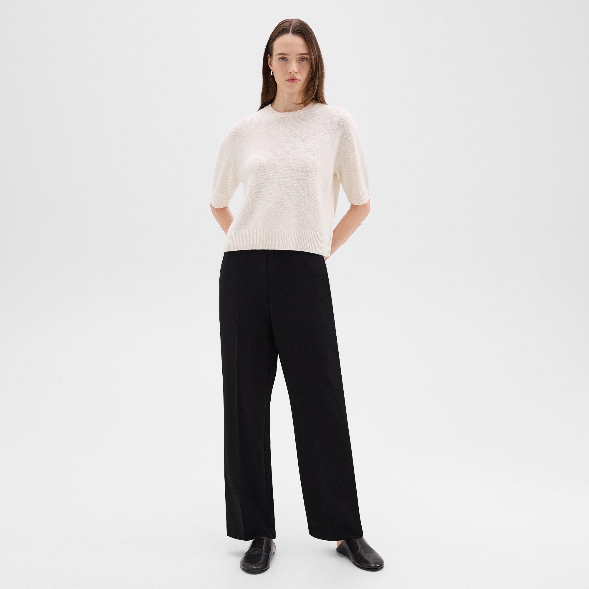 Cropped Tee in Cashmere - 6