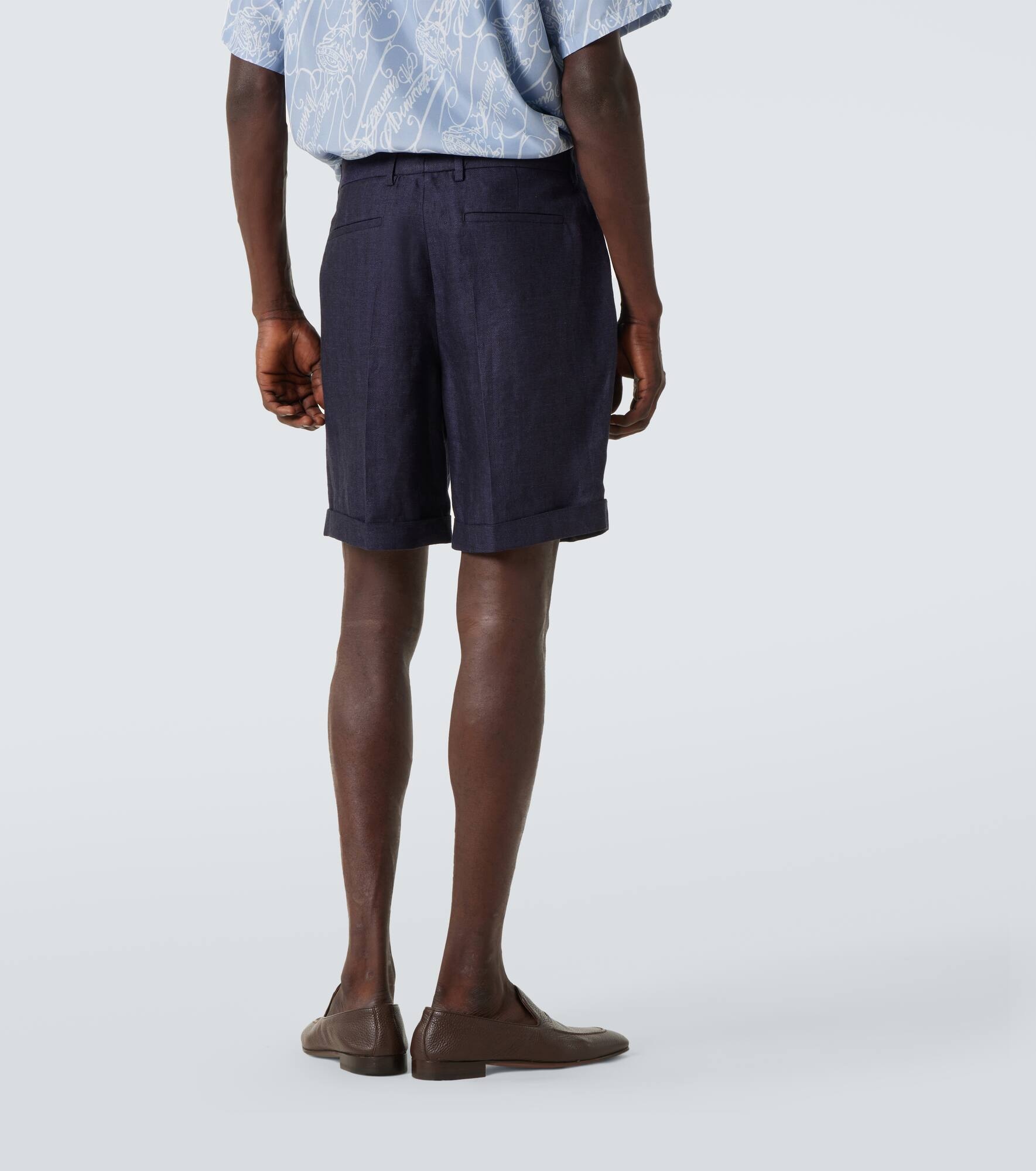 Linen Bermuda shorts - 4