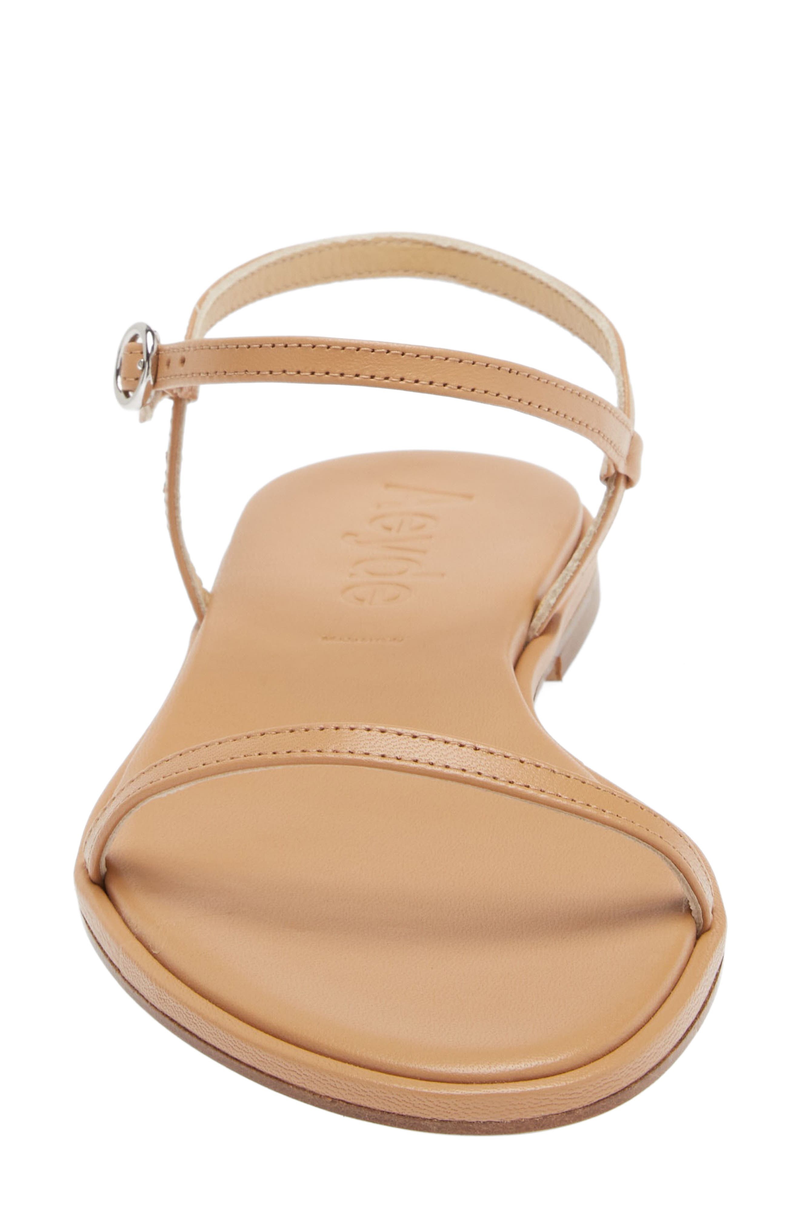 aeyde Nettie Quarter Strap Sandal in Hazelnut at Nordstrom - 4
