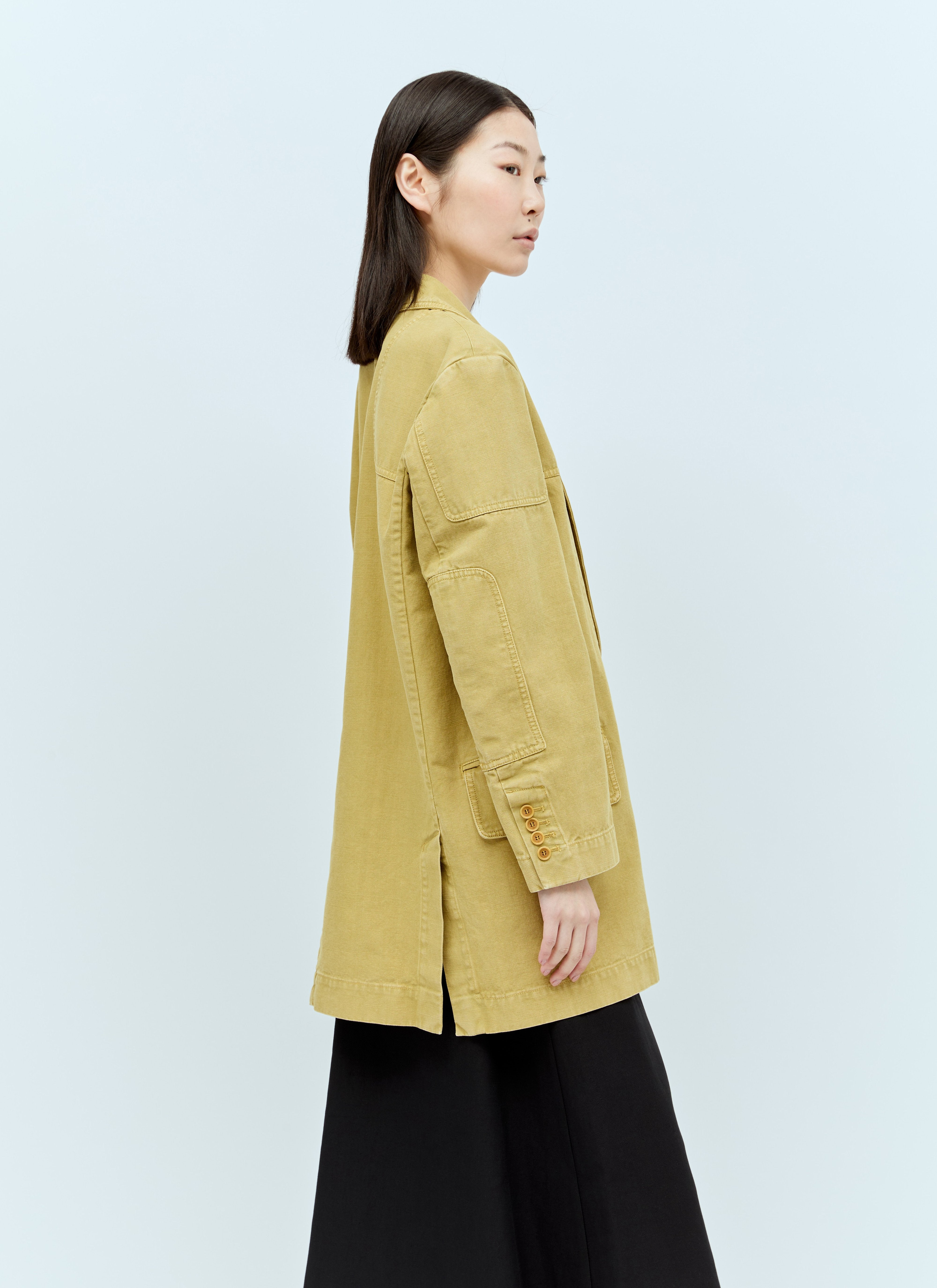 Max Mara Women Oversized Canvas Blazer - 4