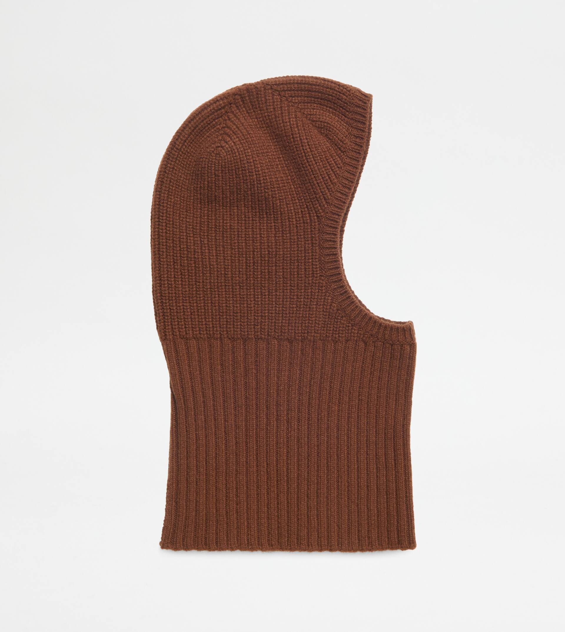 BALACLAVA IN CASHMERE BLEND - BROWN - 6