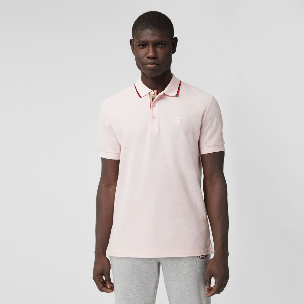 Monogram Motif Cotton Piqué Polo Shirt - 2