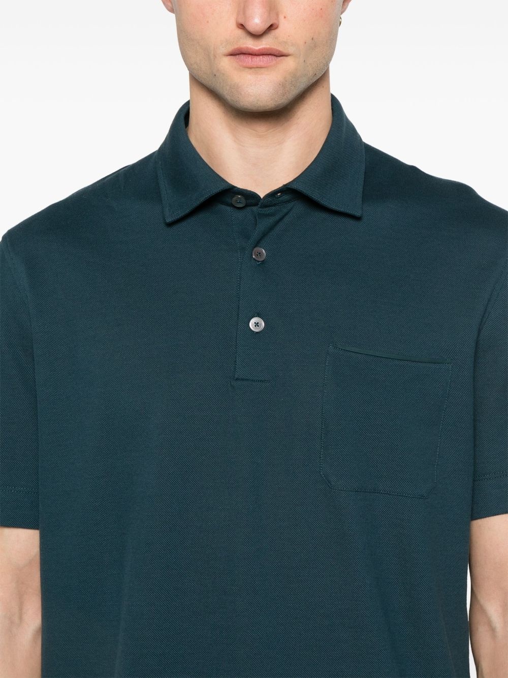 cotton polo shirt - 4