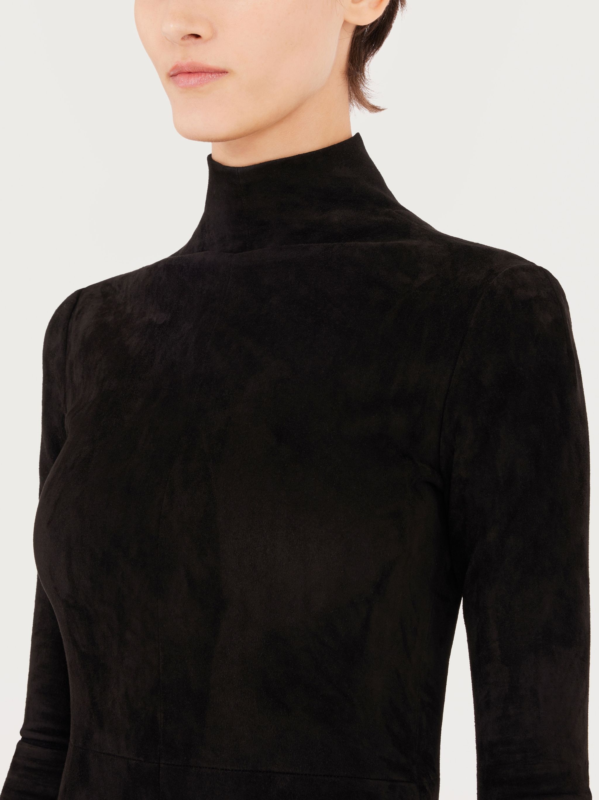 Stretch suede dress - 5