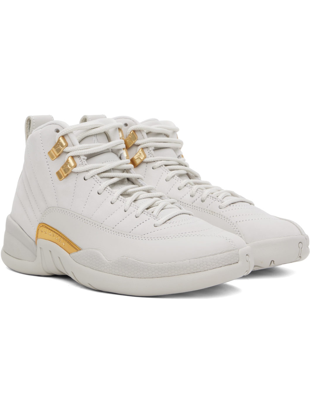 Beige Air Jordan 12 Retro Sneakers - 4