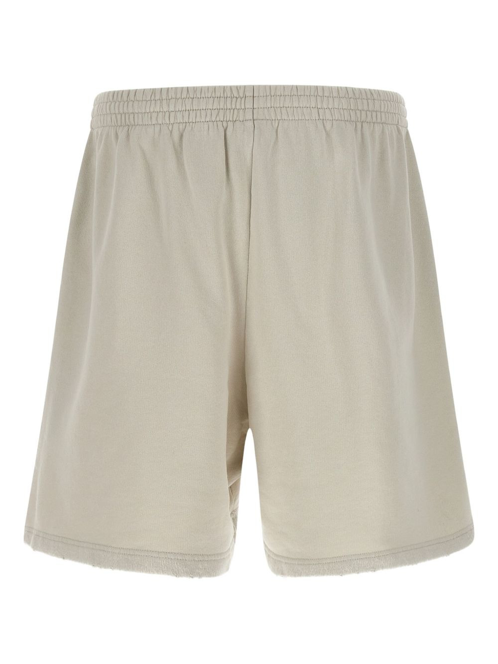 embroidered fleece shorts - 2