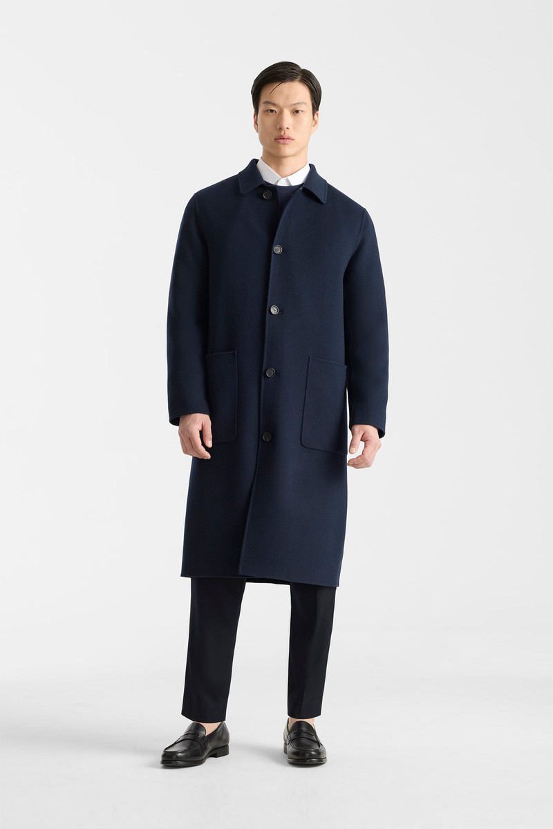 BECKETT-Z Handmade Wool Overcoat 8