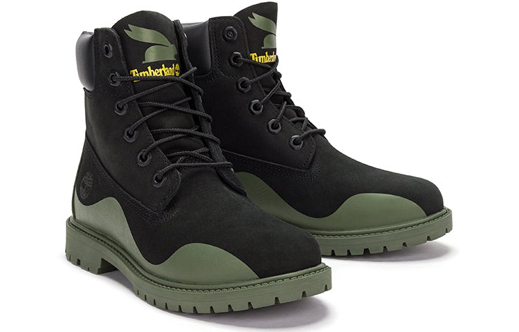 (WMNS) Timberland Heritage LNY 6 Inch Boots 'Black' A5NB9W - 4