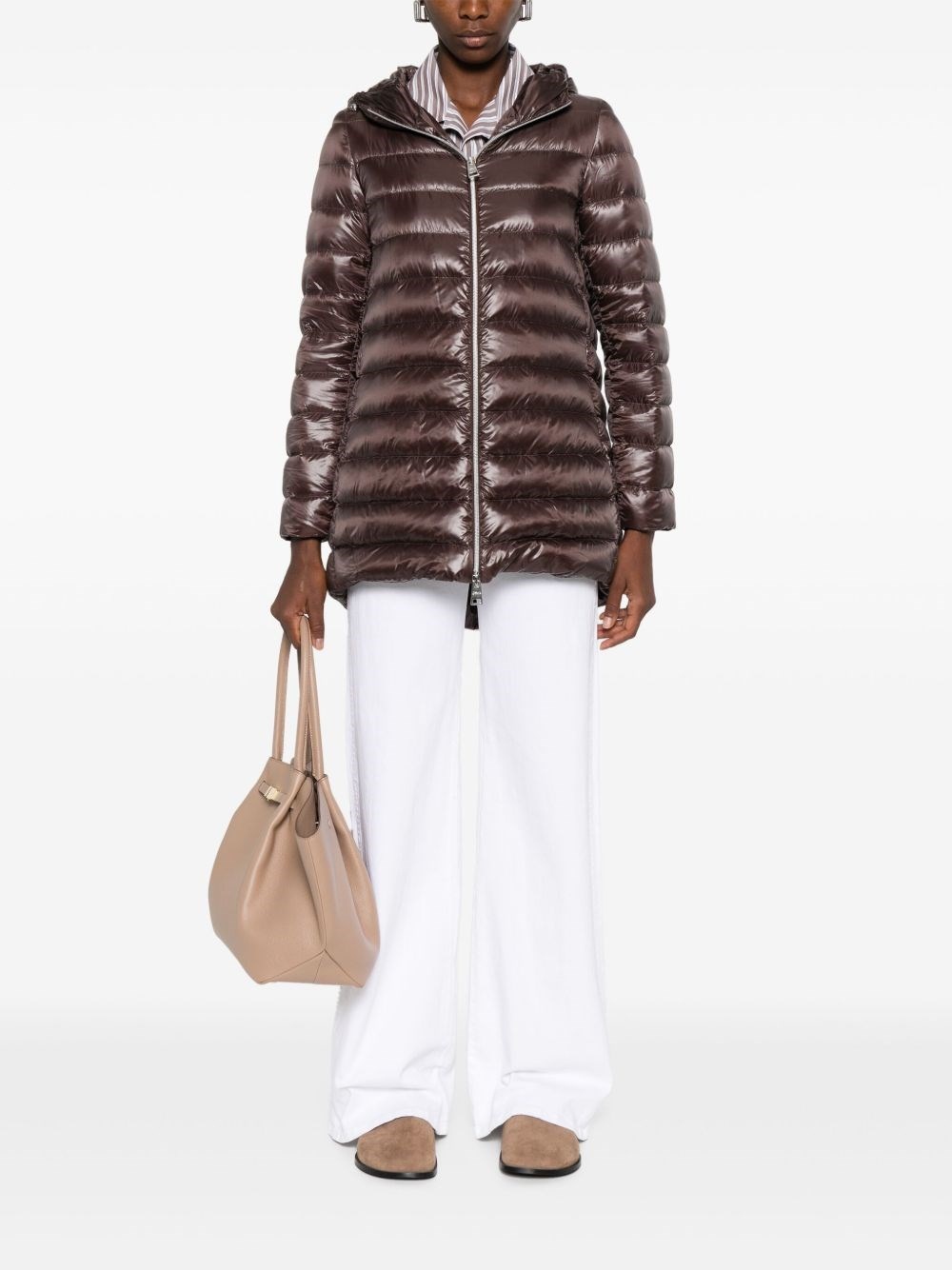 A-shape midi down jacket - 3