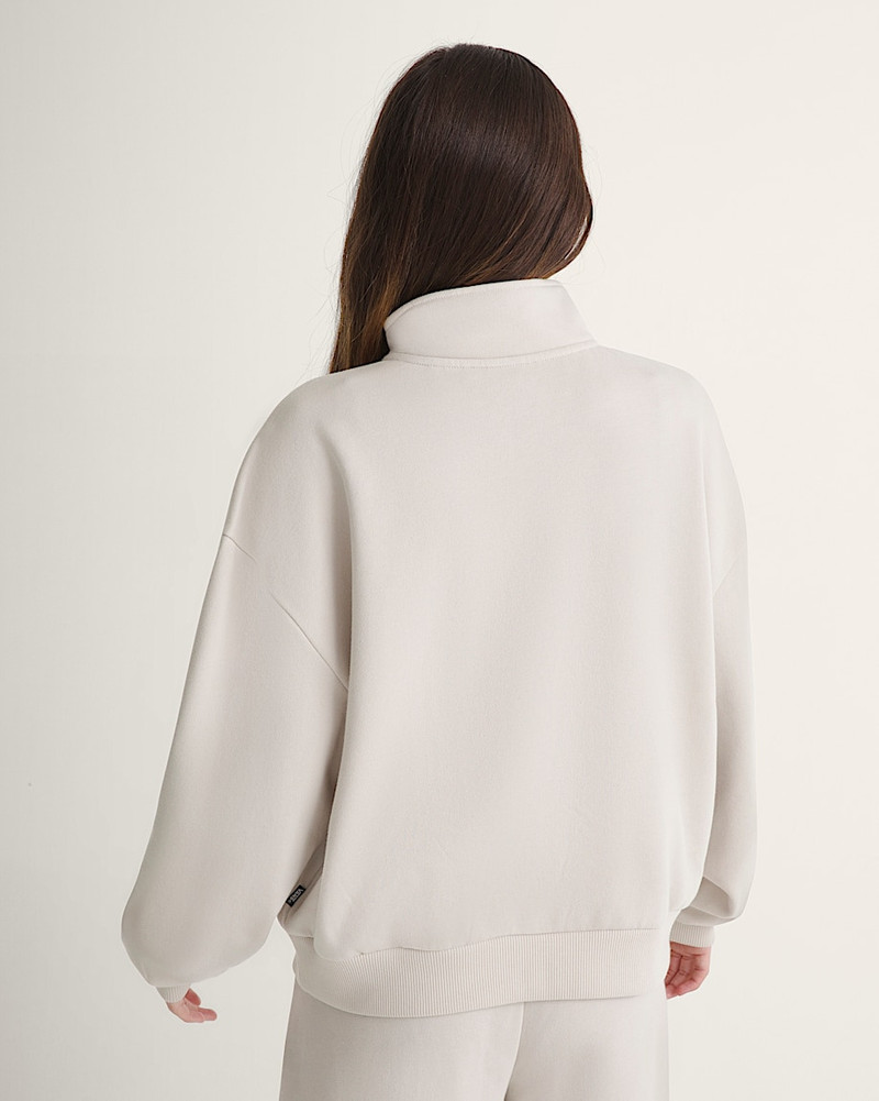 Vans Script Logo Mock Neck Sweatshirt outlook