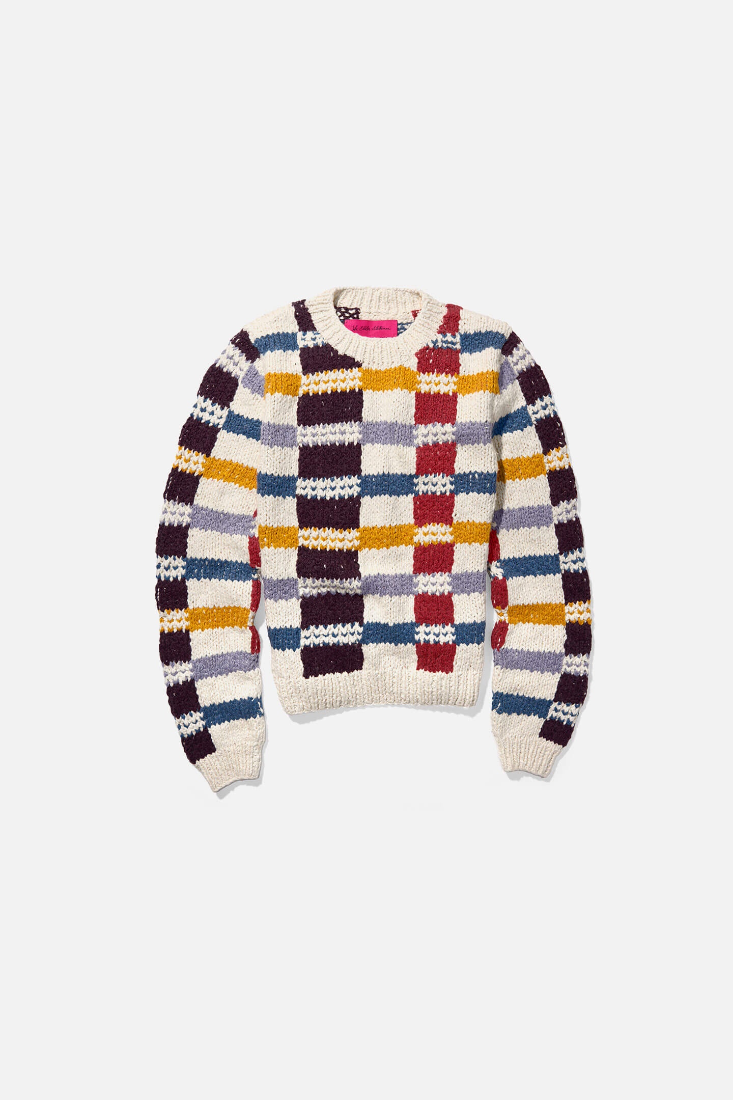 VIBRANT PLAID WOMEN'S CREW - 1