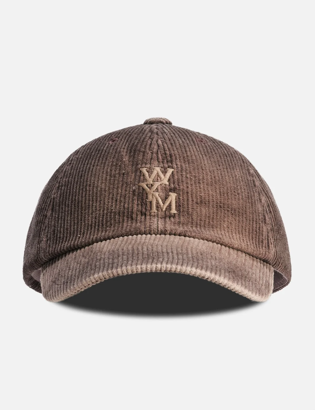 RIBBED DENIM LOGO BALL CAP - 1