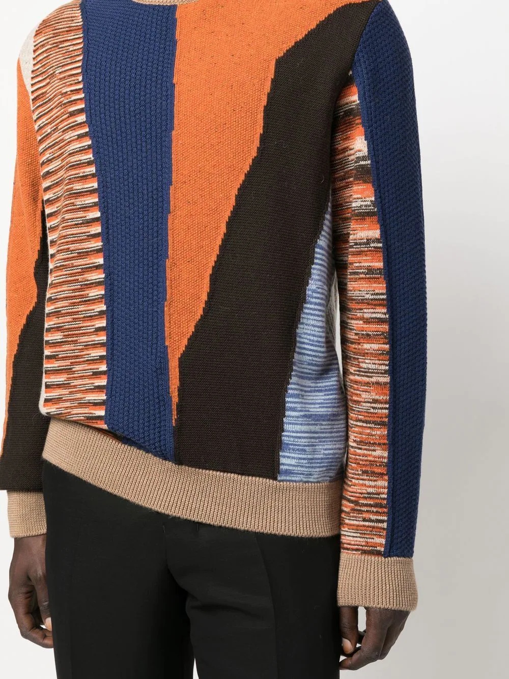 colour-block knitted jumper - 5