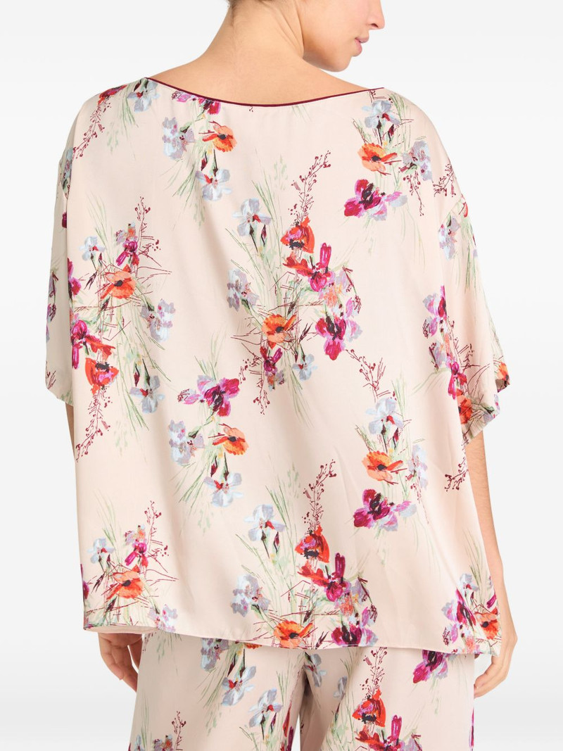 floral print layered blouse 5