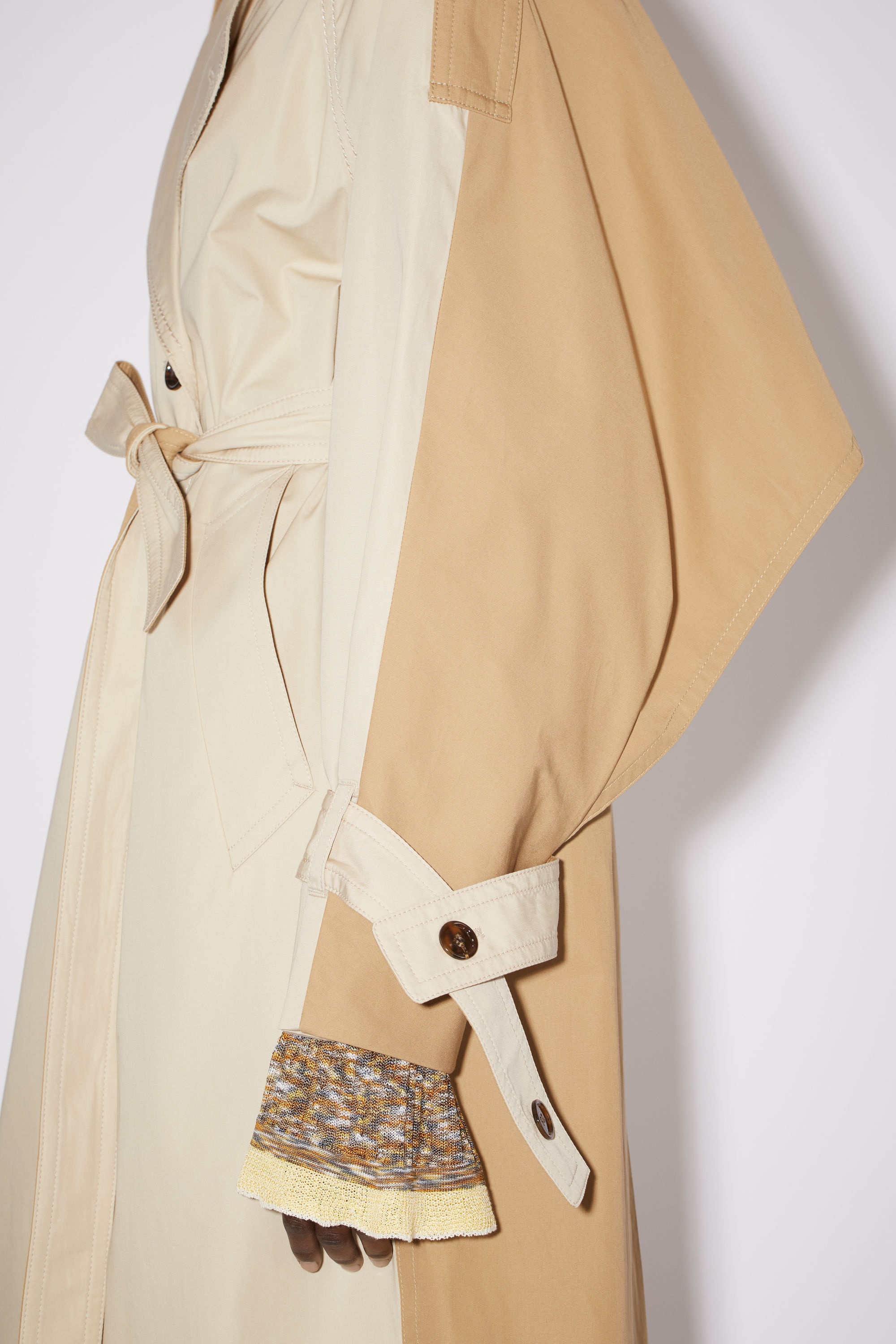 Cotton trench coat - Beige - 5