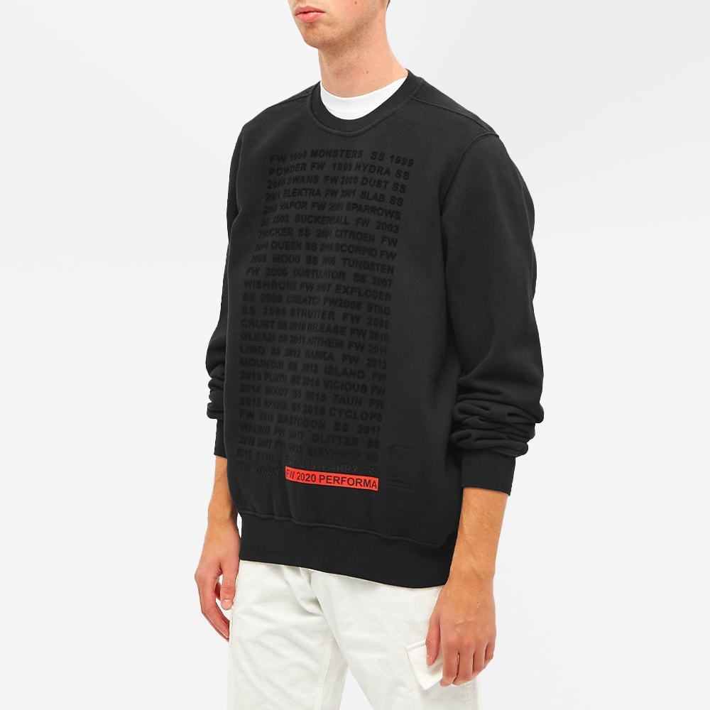 Rick Owens DRKSHDW Season Print Crew Sweat - 4