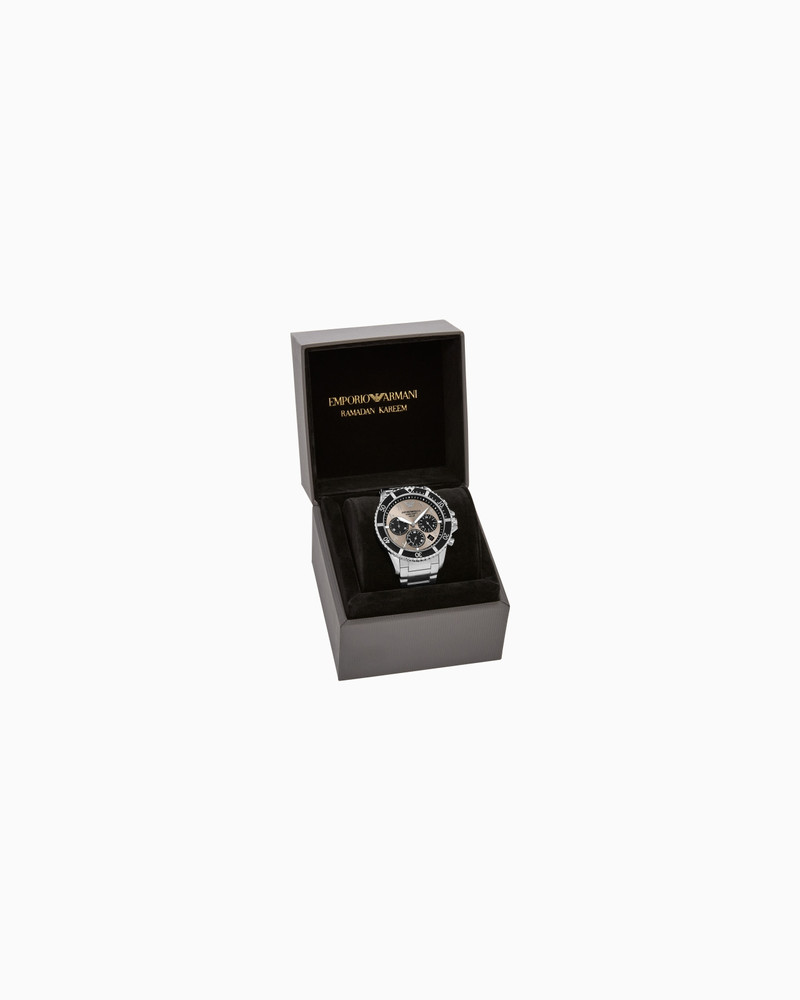 WORLD EXPLORER SOLAR-POWERED CHRONOGRAPH STAINLESS STEEL WATCH 4