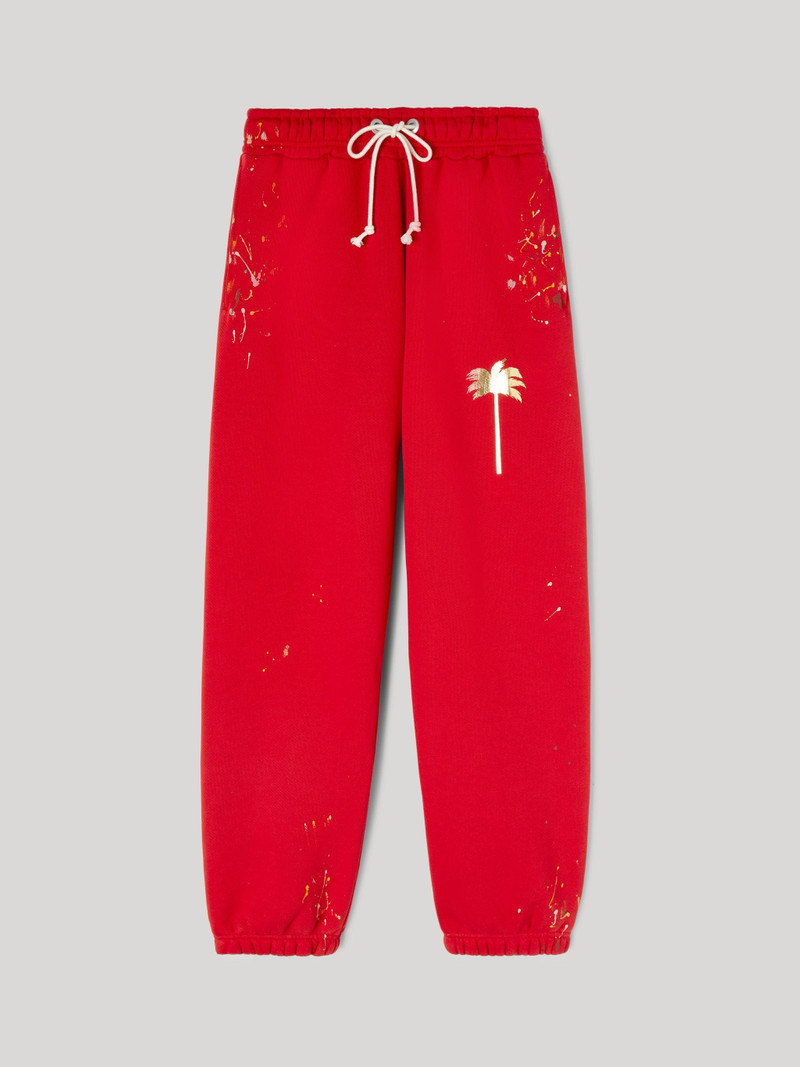 PALM PAINTED SWEATPANTS 1