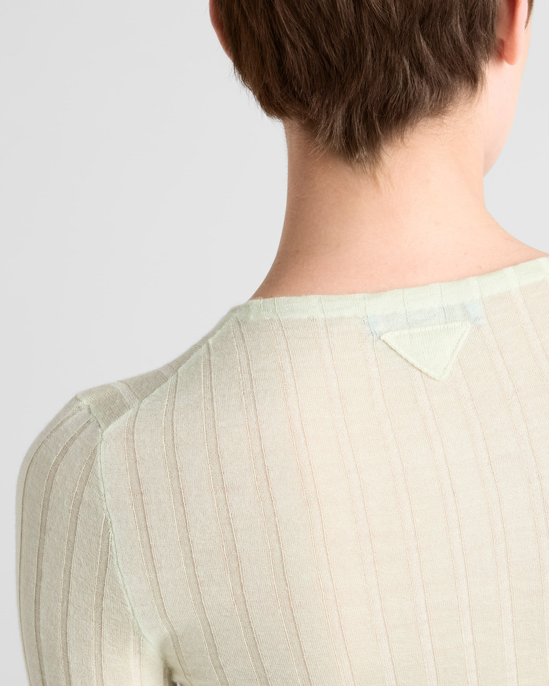 Cashmere and silk crew-neck sweater 4