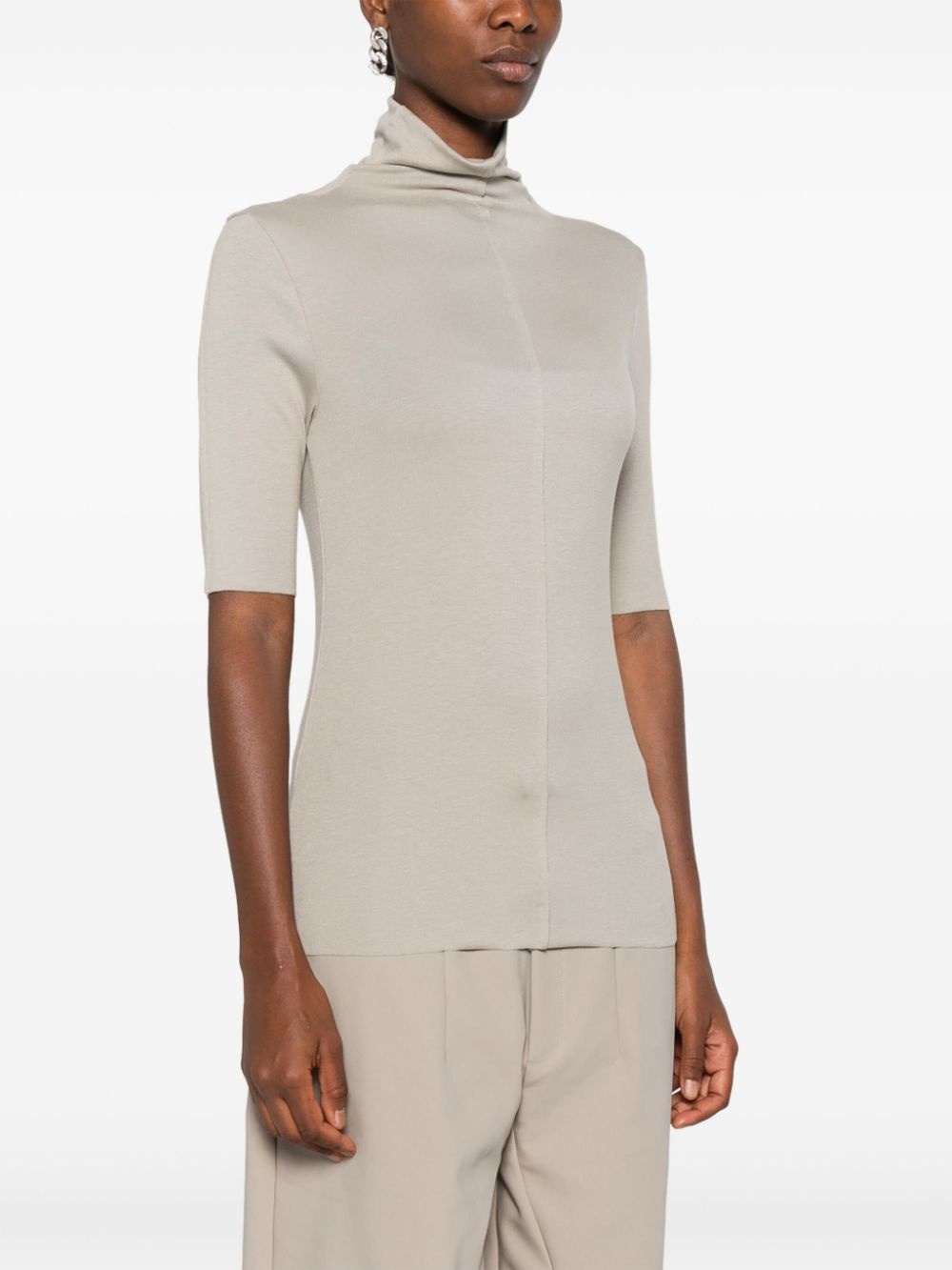 roll-neck T-shirt - 3
