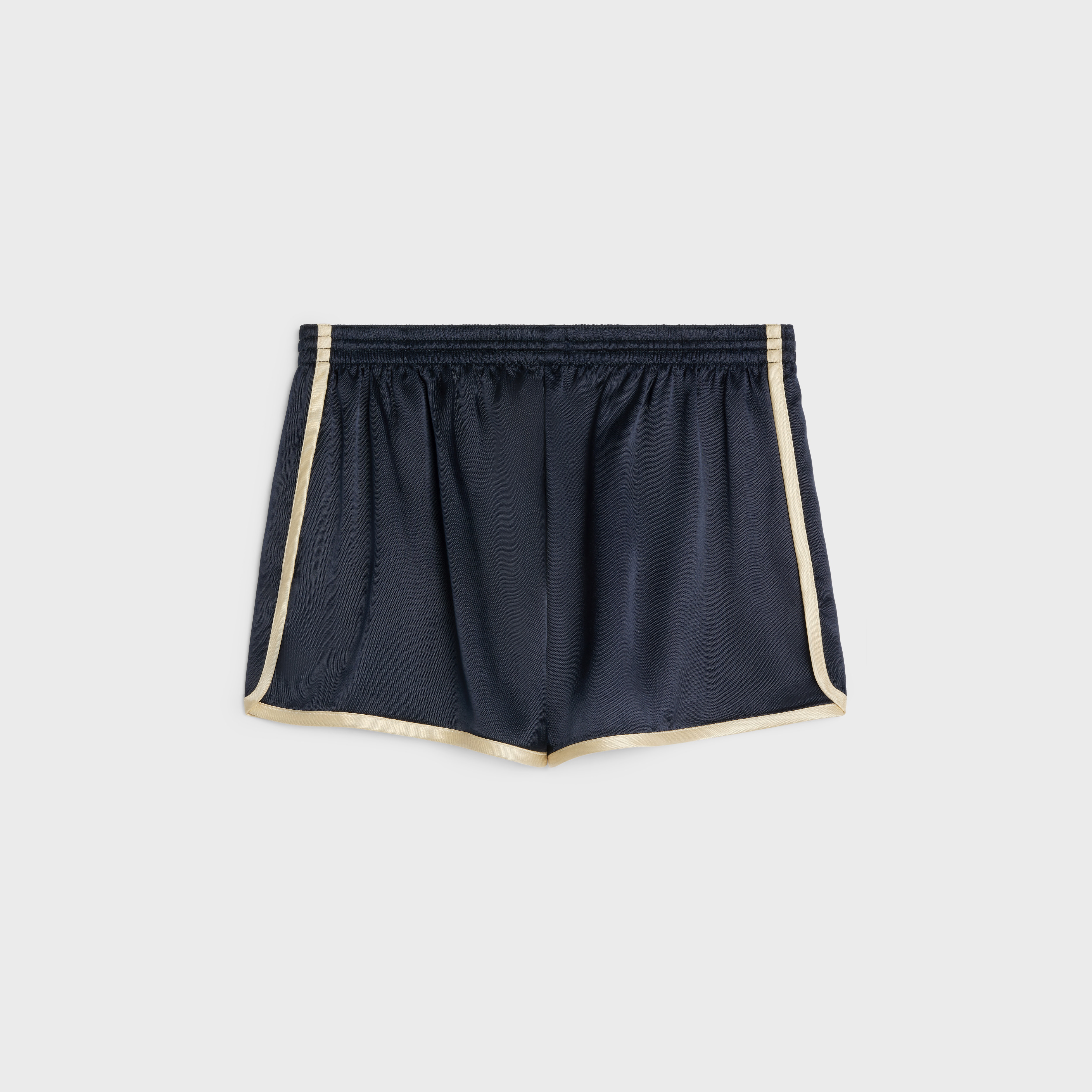 mini shorts in flowing satin - 2