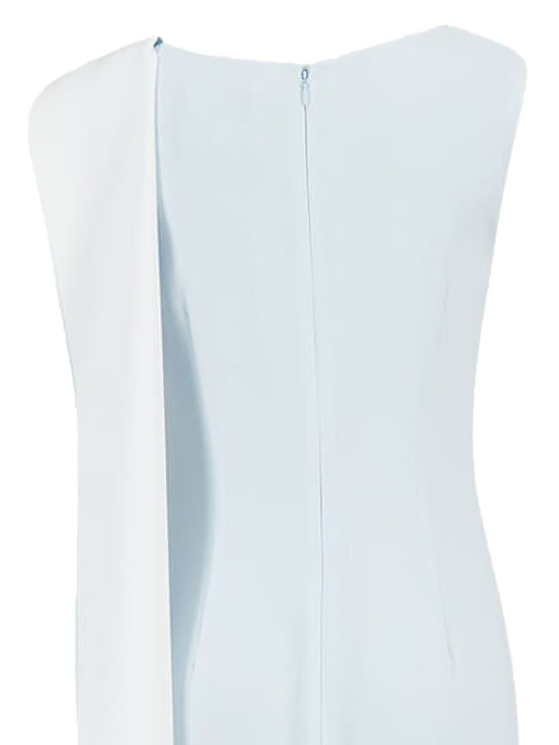 draped sleeveless midi dress 3