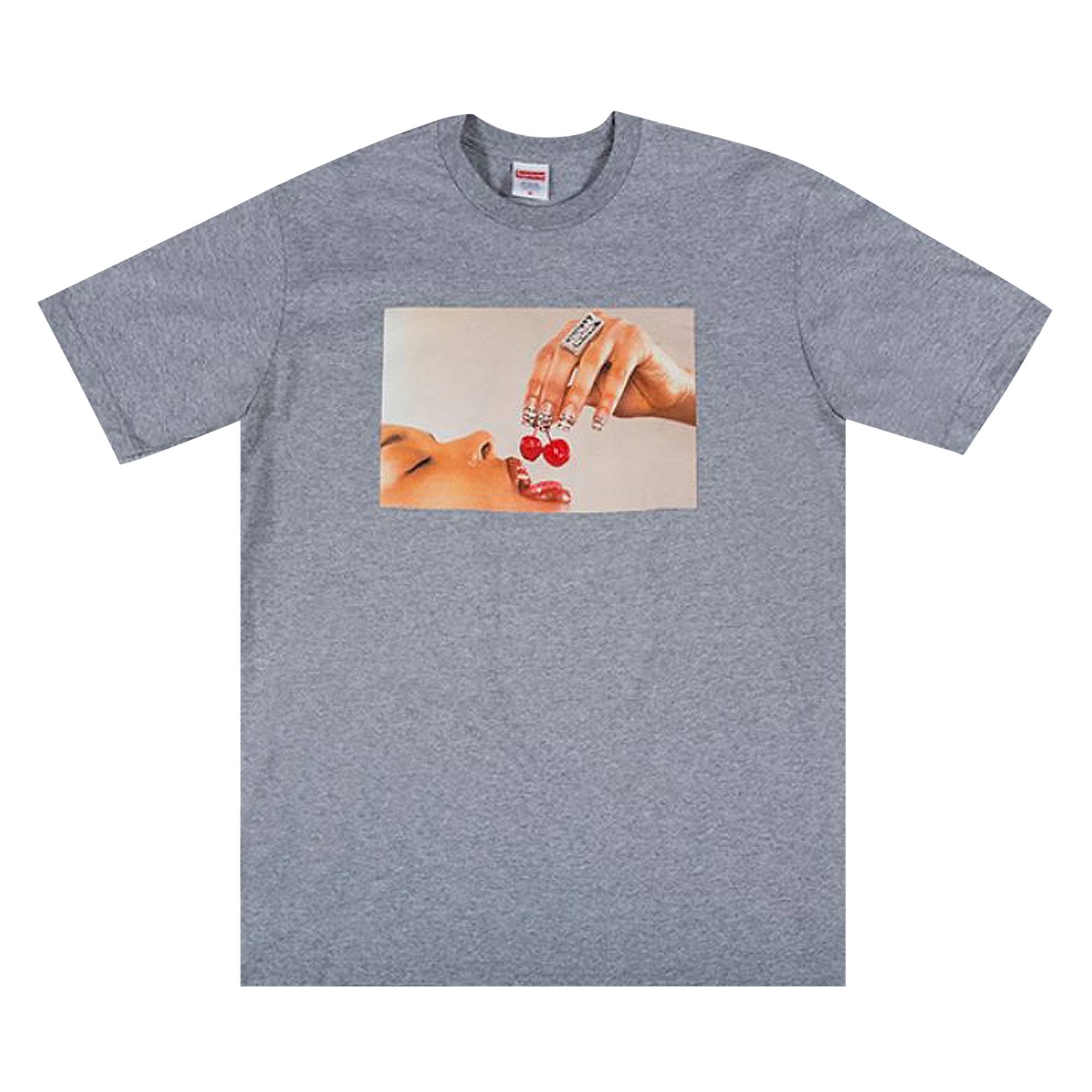 Supreme Cherries Tee 'Heather Grey' - 1