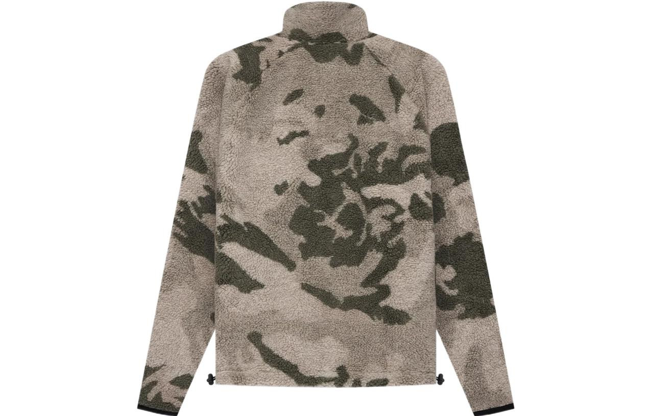 Fear of God Essentials SS22 Polar Fleece Full Zip Jacket Camo FOG-SS22-057 - 3