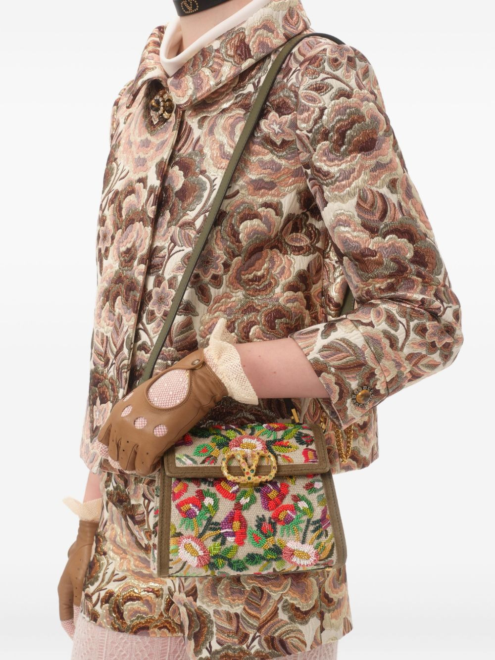 bead-embellished tote bag - 3