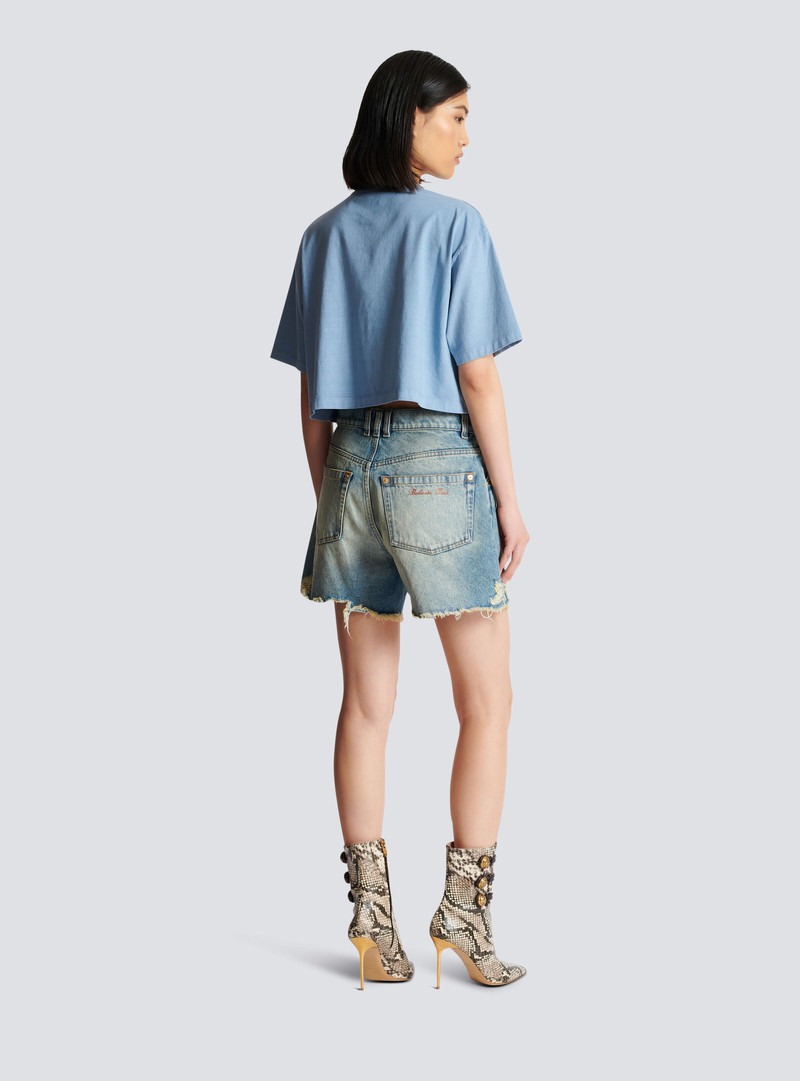 Vintage denim shorts 4