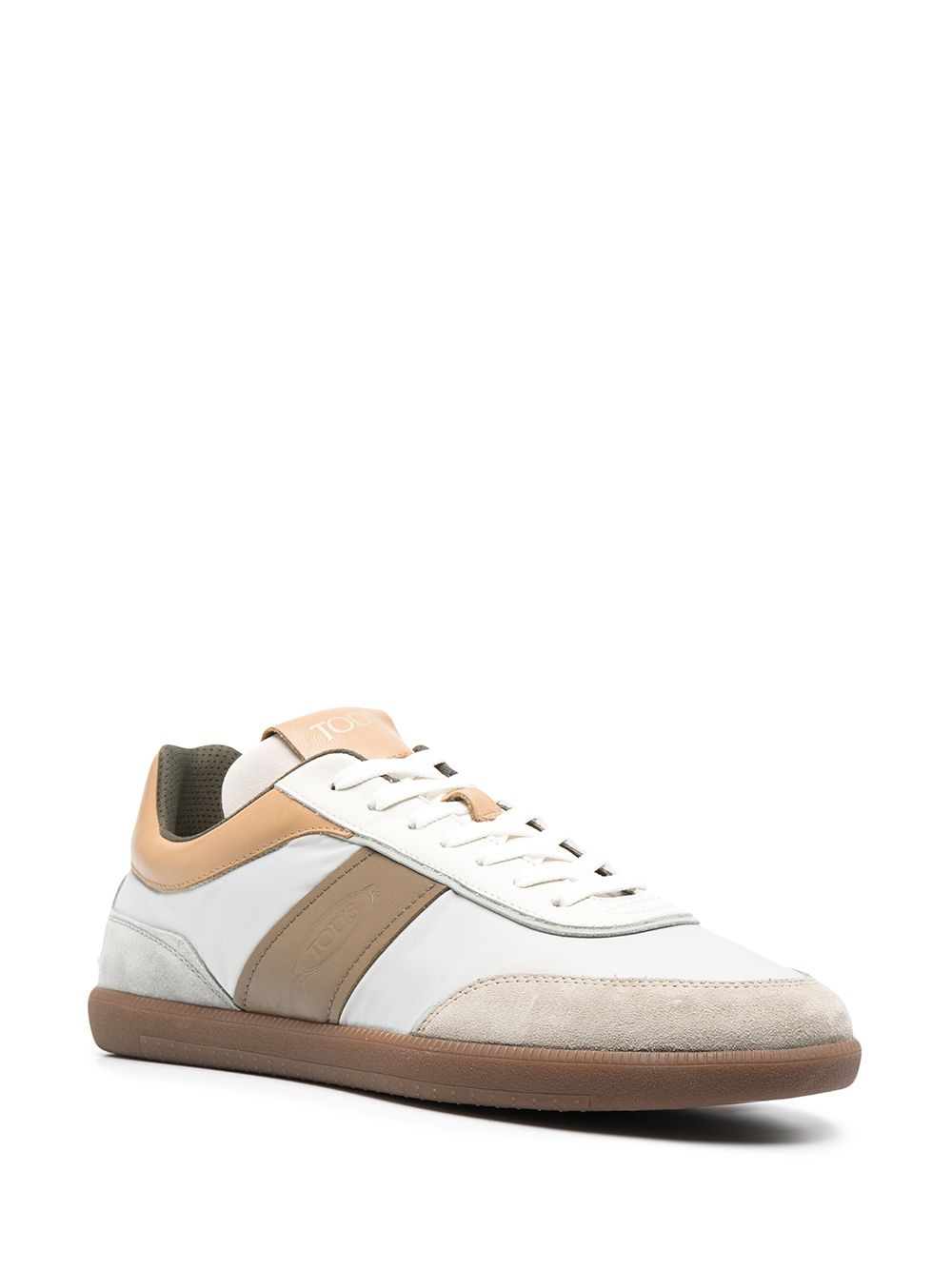 panelled low-top sneakers - 2