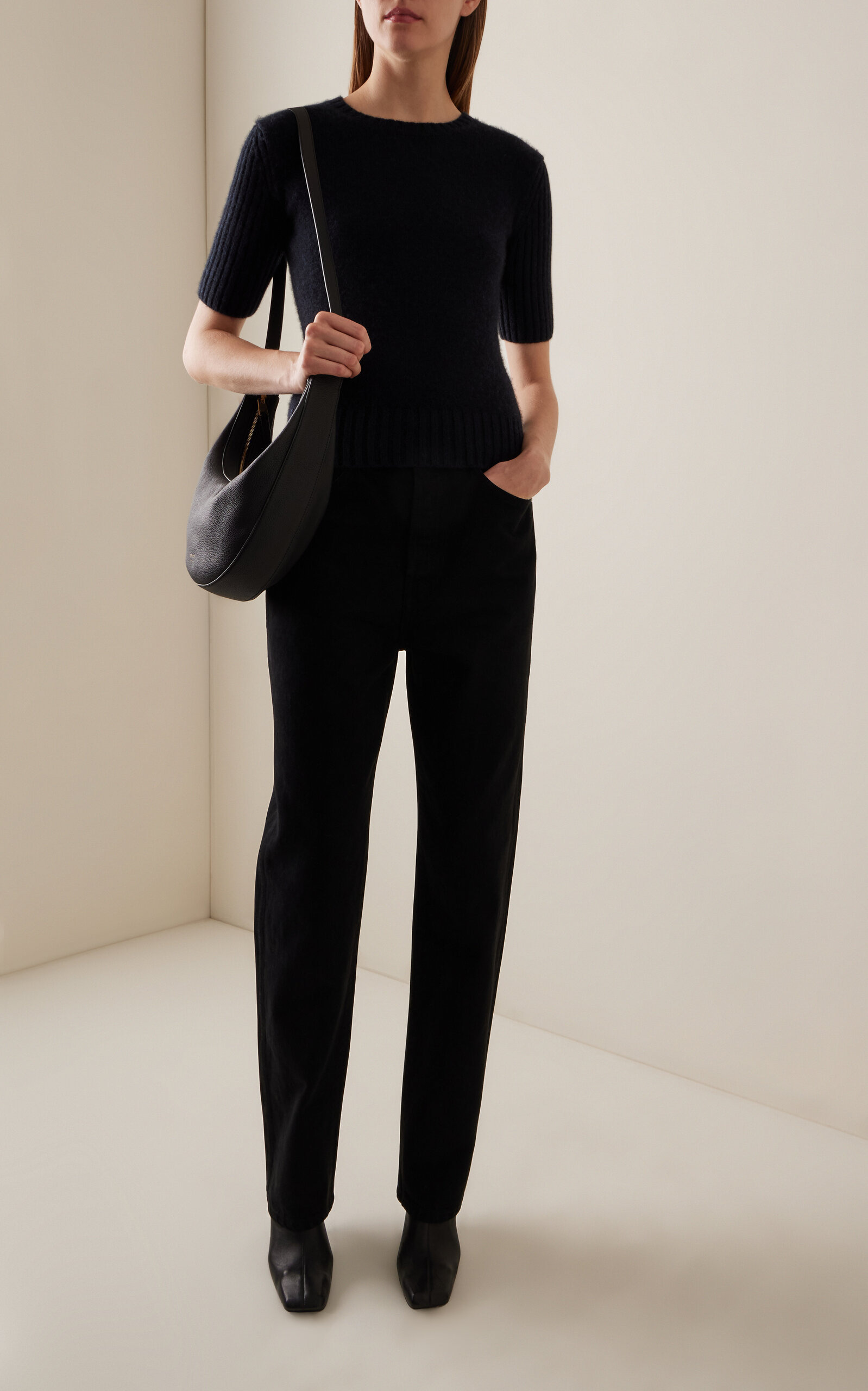 Mia Cashmere Sweater navy - 3