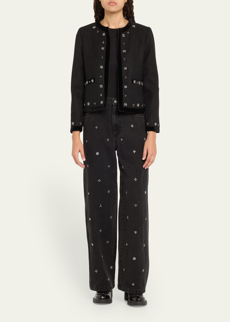 Sea Caryl Beaded Tweed Jacket outlook
