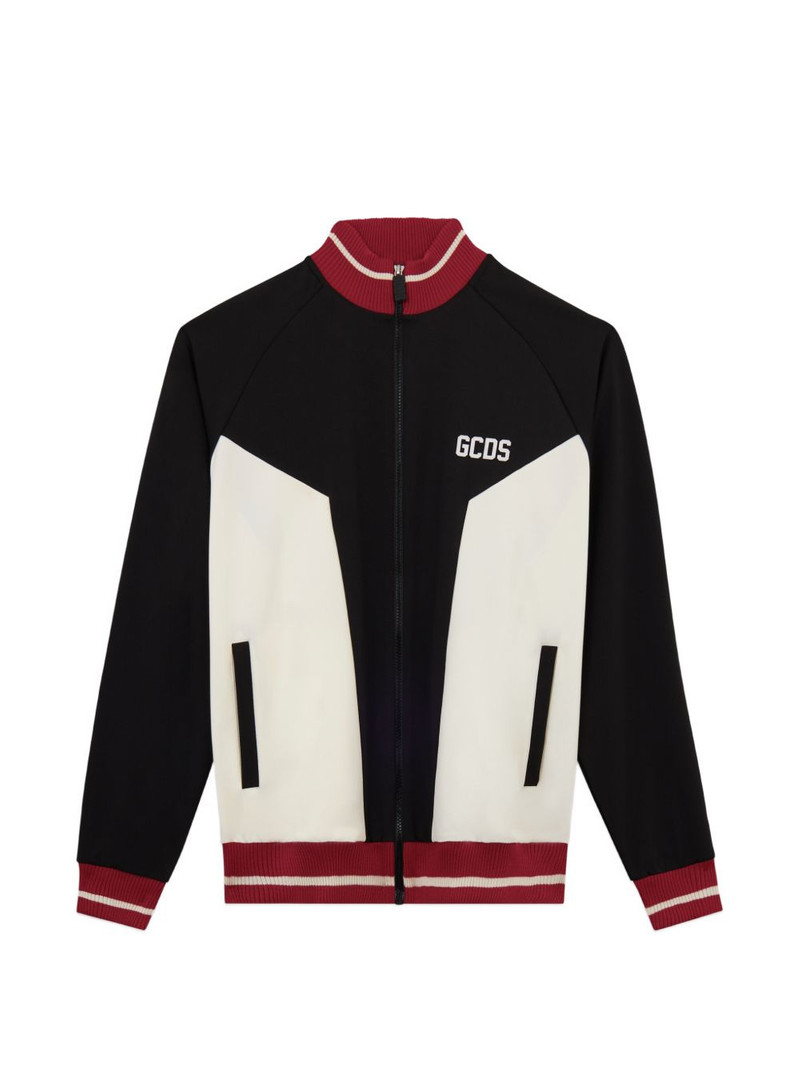 two-tone zip-up jacket 1