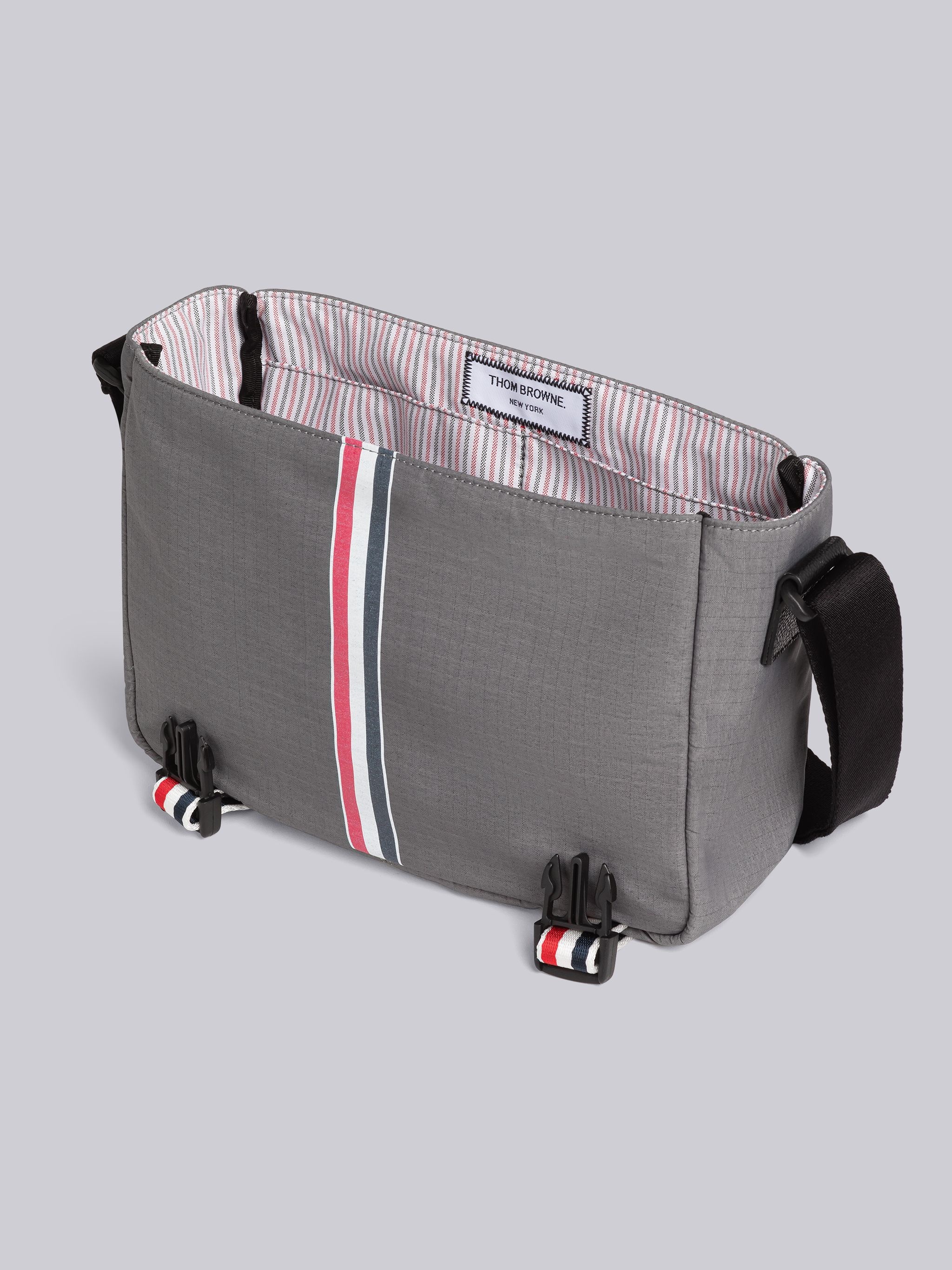 Ripstop Stripe Small Flap Messenger - 5