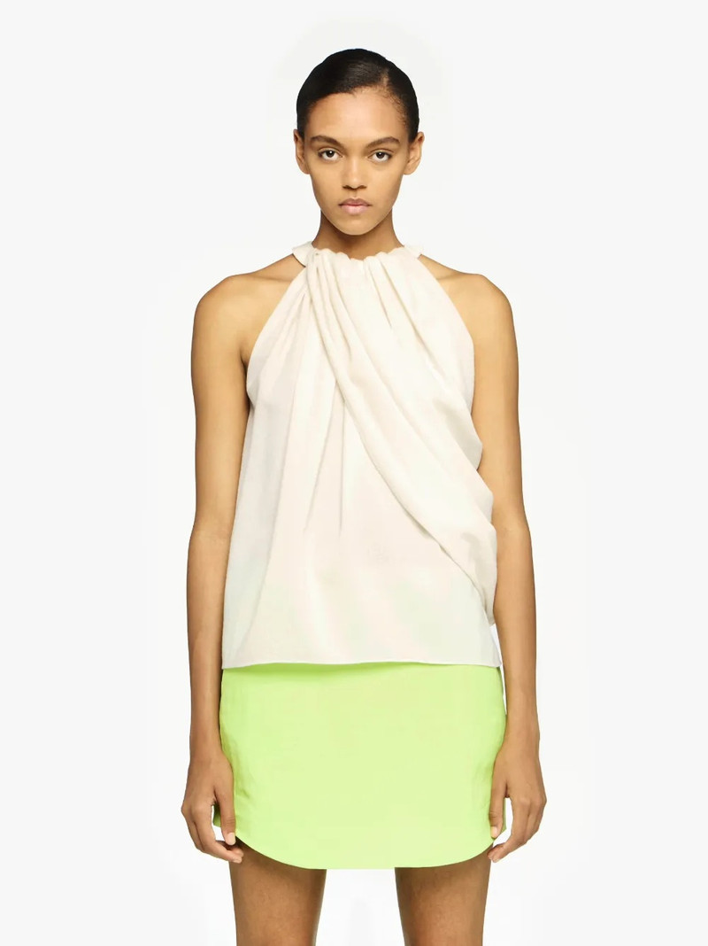 JW Anderson TWISTED DRAPE HALTER TOP outlook
