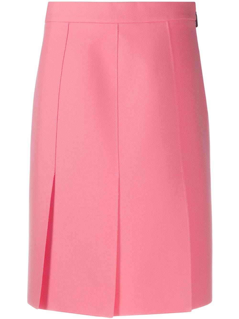 mid-length pleated skirt - 1