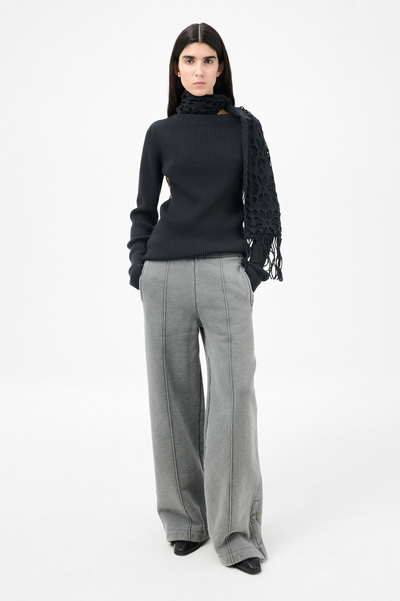 Our Legacy Lounge Pants Worn Black Hefty Fleece outlook